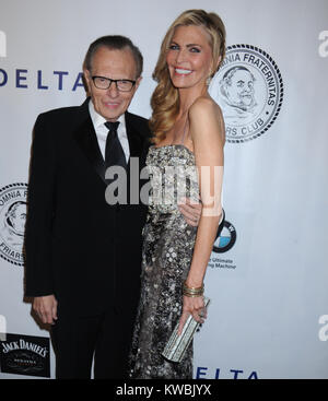 NEW YORK, NY - 07 OCTOBRE : Larry King, Shawn King participe à la Fondation Frères Gala Robert De Niro et Carlos Slim du Waldorf Astoria, le 7 octobre 2014 à New York City People : Larry King, Shawn King Banque D'Images