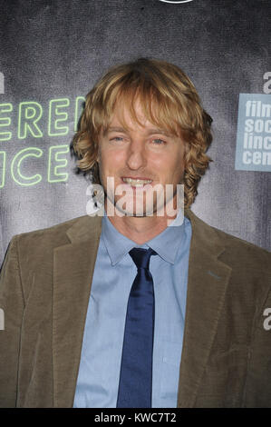 NEW YORK, NY - 04 OCTOBRE : Owen Wilson assiste à la 'Vice inhérent" pièce maîtresse Gala & Première Mondiale au cours du 52e Festival du Film de New York à l'Alice Tully Hall le 4 octobre 2014 à New York City People : Owen Wilson Banque D'Images