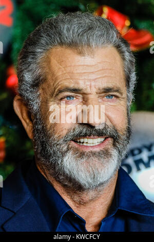 Mel Gibson assiste à la première UK de Daddy's Home 2 À VUE West End le jeudi 16 novembre 2017. Sur la photo : Mel Gibson. Banque D'Images