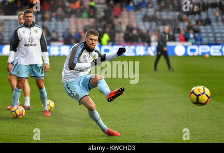 Burnley's Johann Berg Gudmundsson pendant le préchauffage, Banque D'Images