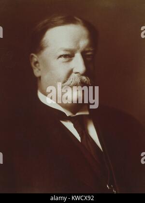 William H. Taft, secrétaire de la guerre dans le cabinet Theodore Roosevelts, avril 1908 (BSLOC 2017 2 95) Banque D'Images