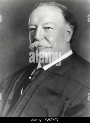 L'ancien président William H. Taft, en robe de magistrat comme juge en chef de la Cour suprême, ch. BSLOC 2017 (1921 2 96) Banque D'Images