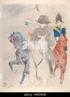 Napoléon, par Henri de Toulouse-Lautrec, 1895, Français Imprimer postimpressionniste. Cette lithographie est basé sur un dessin Lautrec soumis à un concours pour annoncer une biographie de Bonaparte. Après Lautrecs a remporté la 3e place de dessin, il a fait une fine art editio (BSLOC 2017 5 77) Banque D'Images