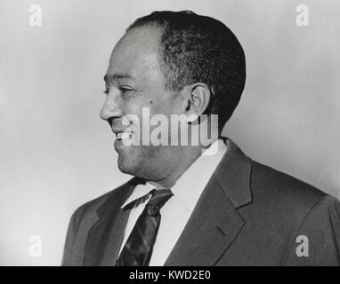 Langston Hughes était un chef de la Renaissance de Harlem à New York dans les années 1920. Sa poésie et fiction centre sur la lutte et la joie de la vie de la classe ouvrière afro-américaine (BSLOC   2017 20 167) Banque D'Images