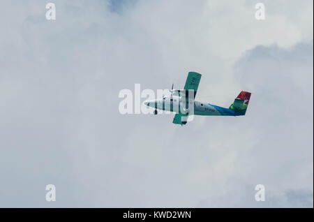 De Havilland Canada DHC-6 Twin Otter série 400 de Air Seychelles Banque D'Images