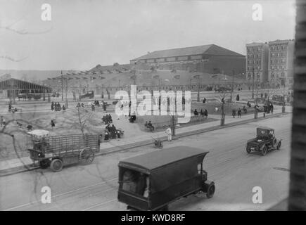 Évangéliste Billy Sunday's Tabernacle tente au 168e Rue, dans la ville de New York, 1917 (BSLOC 2016 8 113) Banque D'Images