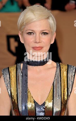 Los Angeles, CA, USA. Michelle Williams au 23e assemblée annuelle des Screen Actors Guild Awards, dans le sanctuaire Expo Hall à Los Angeles, CA, USA. 29 janvier 2017. Ref : CMT88-61588-310117 David Gabber/WWW.LMKMEDIA.COM Médias Historique