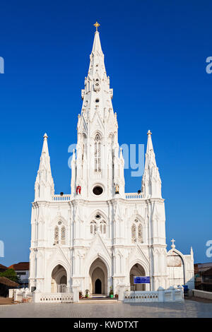 Église catholique de Kanyakumari, Tamil Nadu, Inde du Sud Banque D'Images