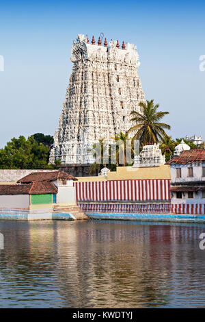 Temple d'Thanumalayan Suchindram, Kanyakumari, Tamil Nadu, Inde Banque D'Images