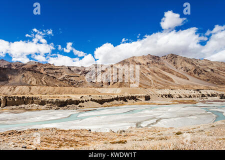 Himalaya paysage, route entre Manali et Leh, Inde Banque D'Images