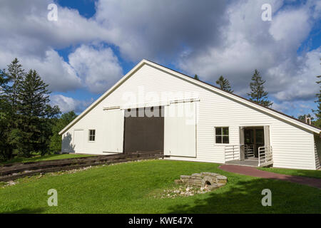 Chambre 6 du moteur, Allegheny Portage Railroad National Historic Site, Blair county, Pennsylvania, United States. Banque D'Images