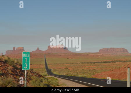 Forrest Point. Mille 13 route allant à Monument Valley. Le paradis de la géologie. Le 24 juin 2017. L'Utah. Aux Etats-Unis. USA. Banque D'Images