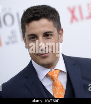 NEW YORK, NY - 15 MAI : Jason Biggs assiste à l 'Orange est le nouveau noir' Saison 2 première mondiale au Ziegfeld Theatre le 15 mai 2014 dans la ville de New York. People : Jason Biggs Banque D'Images