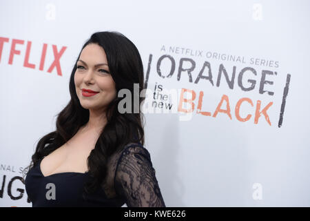 NEW YORK, NY - 15 MAI : Laura Prepon assiste à l 'Orange est le nouveau noir' Saison 2 première mondiale au Ziegfeld Theatre le 15 mai 2014 dans la ville de New York. People : Laura Prepon Banque D'Images