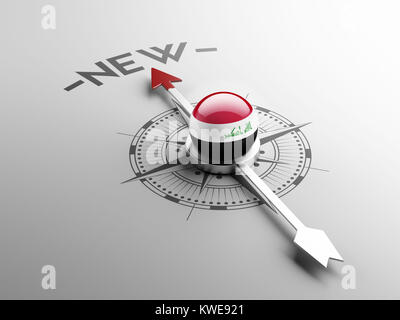 L'Iraq Nouveau Concept en haute résolution Banque D'Images