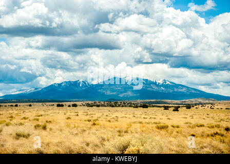 San Francisco Peaks Arizona, Painted Desert, Scenic Drive Banque D'Images