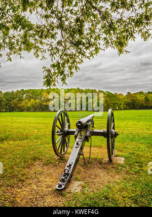 Chickamauga and Chattanooga National Military Park est situé dans la région de la Géorgie et le Tennessee et a été l'une des plus décisives de la guerre civile. Banque D'Images