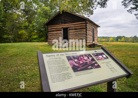 Chickamauga and Chattanooga National Military Park est situé dans la région de la Géorgie et le Tennessee et a été l'une des plus décisives de la guerre civile. Banque D'Images