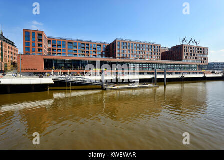 Elbarkaden dans la ville portuaire de Hambourg, Allemagne, Europe, Elbarkaden in der Hafencity von Hamburg, Deutschland, Europa Banque D'Images