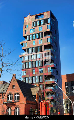 La cannelle, dans le ville portuaire de Hambourg, Allemagne, Europe, la cannelle Tower in der Hafencity von Hamburg, Deutschland, Europa Banque D'Images