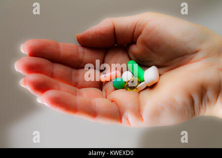 La toxicomanie - Médecine des toxicomanies - Le suicide - la violence auto Banque D'Images