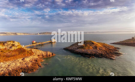 Mumbles pier à Swansea Banque D'Images