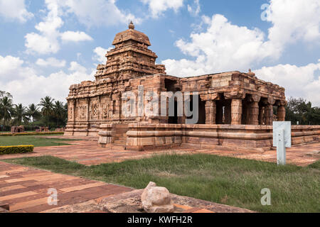 L'Asie, l'Inde, Karnataka, Pattadakal, Mallikarjuna Temple Banque D'Images