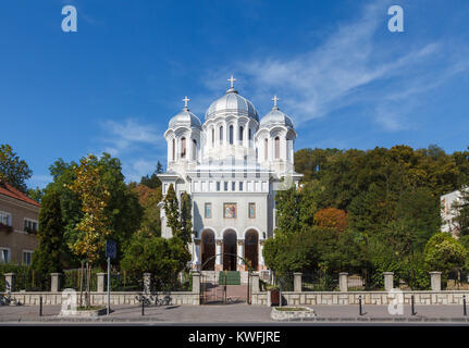 Biserica Buna Vestire église orthodoxe, Parc Nicolae Titulescu, Brasov, une ville dans la région de Transylvanie centrale de Roumanie Banque D'Images