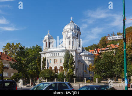 Biserica Buna Vestire église orthodoxe, Parc Nicolae Titulescu, Brasov, une ville dans la région de Transylvanie centrale de Roumanie Banque D'Images