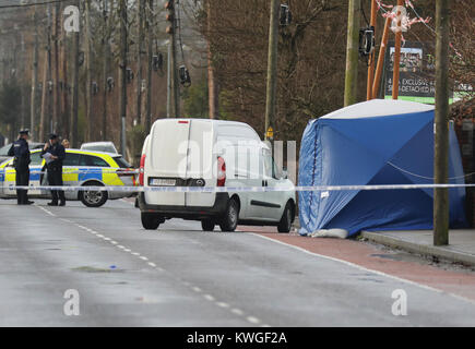 Dundalk, Irlande. 3 janvier, 2018. Possible Attaque terroriste Dundalk, Irlande. Credit : RollingNews.ie/Alamy Live News Banque D'Images