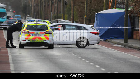 Dundalk, Irlande. 3 janvier, 2018. Possible Attaque terroriste Dundalk, Irlande. Credit : RollingNews.ie/Alamy Live News Banque D'Images