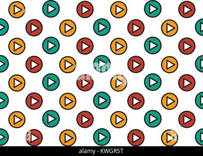 Jouer des icônes. Vector Background. Illustration de Vecteur