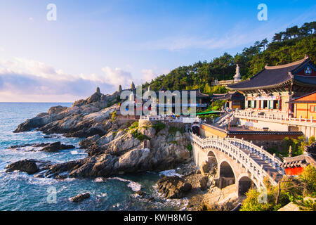 Haedong Yonggungsa Temple à Busan, Corée du Sud. Banque D'Images