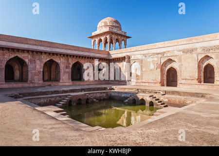 Baz Bahadur Palace à Mandu, Madhya Pradesh, Inde Banque D'Images