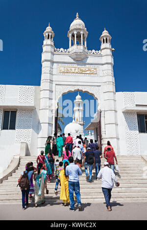 La mosquée Haji Ali Dargah dans Mumbai, Inde Banque D'Images