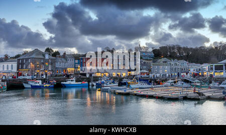 Padstow sur la côte nord de Cornwall dans le sud-ouest de l'Angleterre Banque D'Images