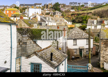 Issac Port sur la côte nord de Cornwall dans le sud-ouest de l'Angleterre Banque D'Images