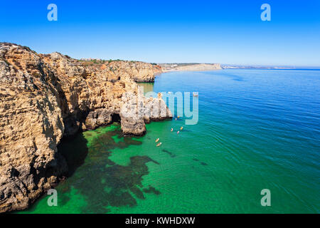 Ponta da Piedade, à Lagos, Algarve au Portugal Banque D'Images