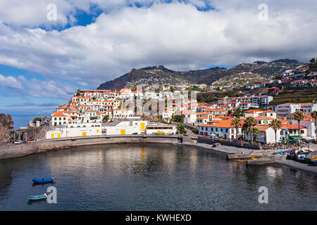 Camara de Lobos est une ville dans le centre-sud de la côte de Madère, Portugal Banque D'Images