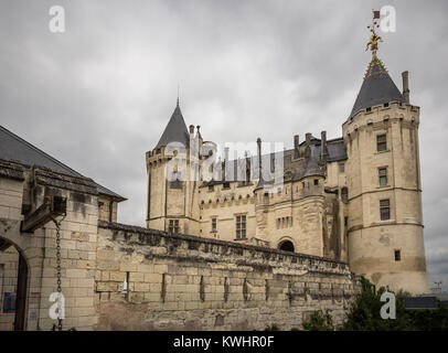 Le Château de Saumur, Saumur, France, Europe. Banque D'Images