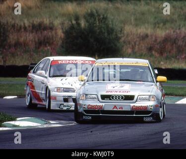 Audi A4 Quattro, Audi Sport UK, 1996 British Touring Car Championship round 10 Banque D'Images