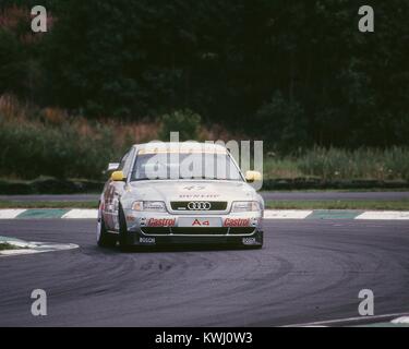 Audi A4 Quattro, Audi Sport UK, 1996 British Touring Car Championship round 10 Banque D'Images