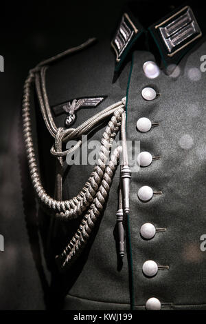 Uniforme allemand à partir de 1935 avec l'emblème national porté par Andreas Hohrein (Musée de l'armée, Stockholm, Suède) Banque D'Images