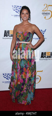 CENTURY CITY, CA - le 19 mars : Olivia Munn arrive à la 25e anniversaire des Prix Genesis hébergé par la Humane Society des États-Unis a tenu à l'hôtel Hyatt Regency Century Plaza le 19 mars 2011 à Century City, Californie Personnes : Olivia Munn Banque D'Images