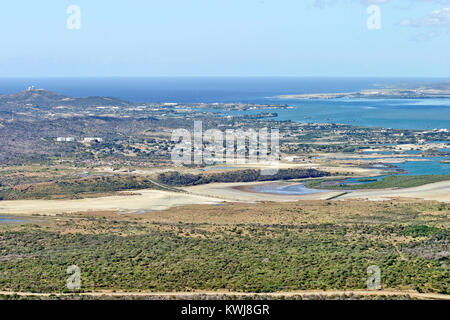 GUANTANAMO BAY, CUBA, le 10 janvier 2006. La base militaire des États-Unis à Guantanamo Bay, Cuba, le 10 janvier 2006. Banque D'Images