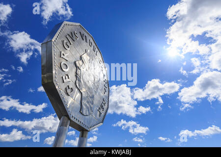 Le Big Nickel, Sudbury, Ontario, Canada. Banque D'Images