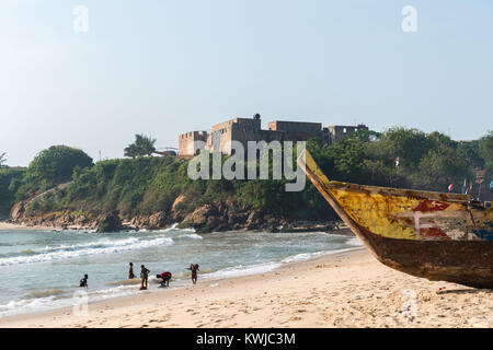 Fort Good Hope, UNESCO World Heritage, Senya Beraku, Gold Coast, Région du Centre, le Ghana, l'Afrique Banque D'Images