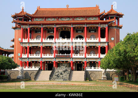 Grand temple bouddhiste à Changhua, Taiwan Banque D'Images