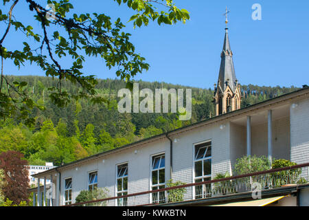 BRD, Bade-Wurtemberg, Bad Wildbad im Schwarzwald, Trinkhalle nördlichen im Kurpark Banque D'Images