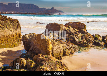 À Blouberg Beach South Africa Banque D'Images